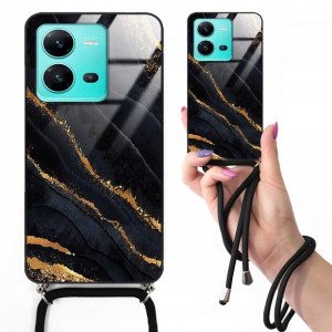 Etui Cross Glam do VIVO V25 5G Marmurki Top Wzory