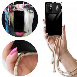 Etui Cross Glam do XIAOMI POCO M4 PRO 5G Złoty Szn