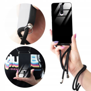 Etui Cross Glam do XIAOMI REDMI K30 Czarny Sznurek