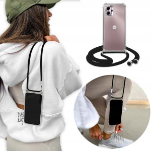 Etui Crossbody + Czarny Sznurek do MOTOROLA G13