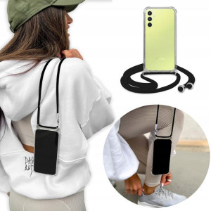 Etui Crossbody + Czarny Sznurek do SAMSUNG A34 5G