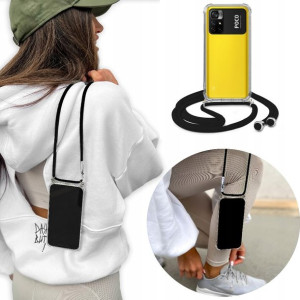 Etui Crossbody + Sznurek do XIAOMI POCO M4 PRO 4G