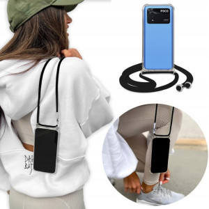 Etui Crossbody + Sznurek do XIAOMI POCO M4 PRO 5G