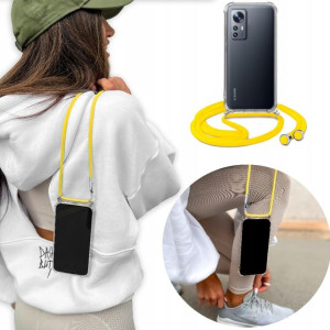 Etui Crossbody + Żółty Sznurek do XIAOMI 12 5G