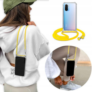 Etui Crossbody + Żółty Sznurek do XIAOMI Mi 11i