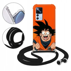 Etui CROSSBODY Czarny do XIAOMI 12T PRO Anime Wz