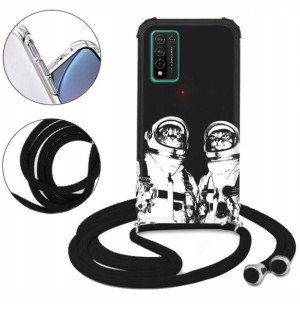 Etui CROSSBODY do HUAWEI HONOR 10X LITE Top Wzory