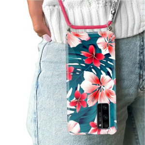 Etui Crossbody Do HUAWEI HONOR 30 PRO Flower Wzory