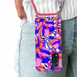 Etui Crossbody Do HUAWEI HONOR X20 SE Kwiaty Wzory