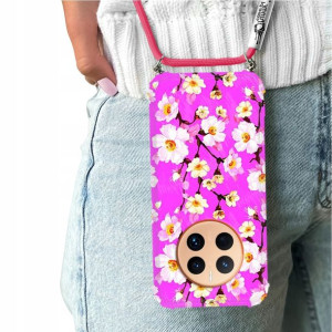 Etui Crossbody Do HUAWEI MATE 50 Flower Top Wzory