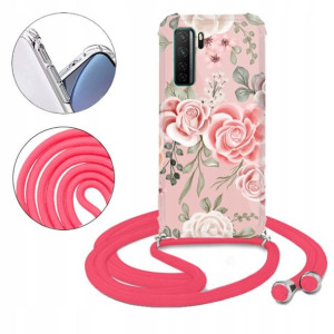 Etui Crossbody do HUAWEI NOVA 7 SE Wiosenne Wzory
