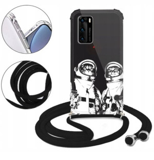 Etui CROSSBODY do HUAWEI P40 Męskie Anime Wzory