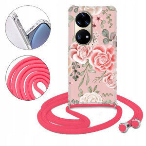 Etui Crossbody do HUAWEI P50 PRO Wiosenne Wzory