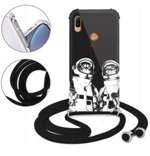 Etui CROSSBODY do HUAWEI Y6S Męskie Anime Wzory