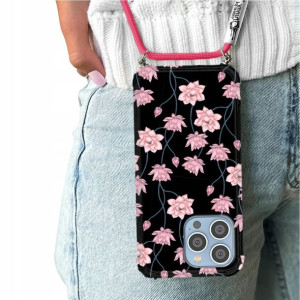 Etui Crossbody Do IPHONE 14 PRO MAX Flower Wzory