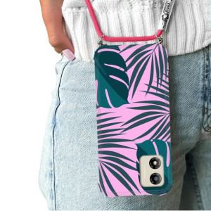 Etui Crossbody Do MOTOROLA E13 Kwiaty Flower Wzory