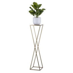 Kwietnik stojący stojak złoty LOFT 100cm