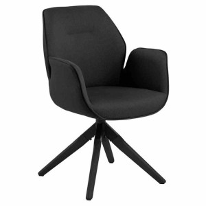 Chair/dining/act/sato/darkgrey+black