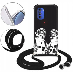 Etui CROSSBODY do MOTOROLA G51 5G Męskie Top Wzory