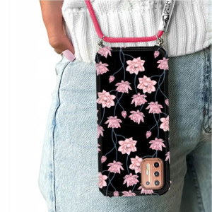 Etui Crossbody Do MOTOROLA G9 PLUS Flower Wzory