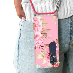 Etui Crossbody Do OPPO A17 Wiosna Spring Top Wzory