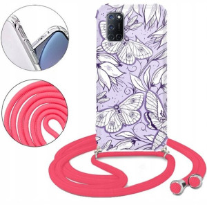 Etui CROSSBODY do OPPO A52 Case Letnie Top Wzory