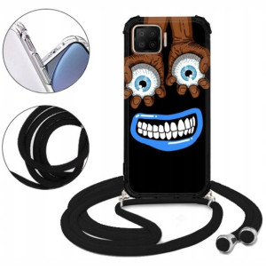 Etui CROSSBODY do OPPO A73 Męskie Anime Top Wzory