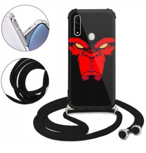 Etui CROSSBODY do OPPO A8 Męskie Anime Top Wzory