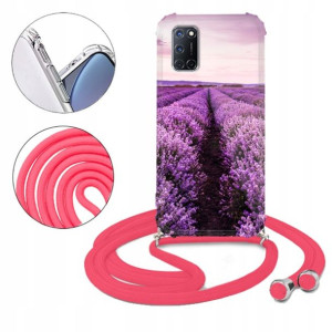 Etui Crossbody do OPPO A92 Case Wiosenne Top Wzory