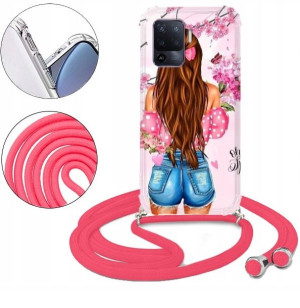 Etui Crossbody do OPPO A94 4G Case Wiosna Wzory