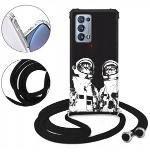Etui CROSSBODY do OPPO RENO 6 PRO PLUS Anime Wzory