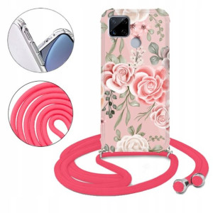 Etui Crossbody do REALME C15 Case Wiosenne Wzory