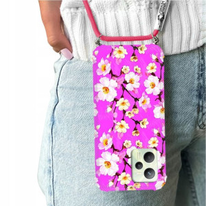 Etui Crossbody Do REALME C35 Kwiatowe Top Wzory
