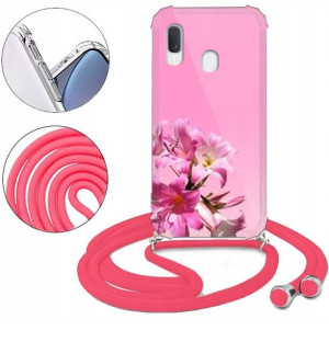 Etui CROSSBODY do SAMSUNG A20e Case Letnie Wzory