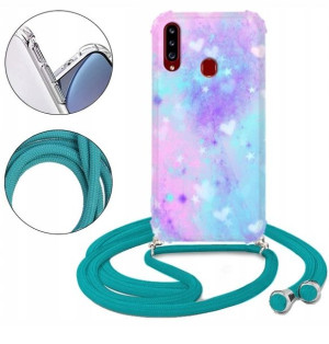Etui CROSSBODY do SAMSUNG A20S Case Letnie Wzory