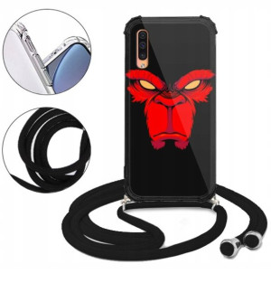 Etui CROSSBODY do SAMSUNG A50 Męskie Anime Wzory