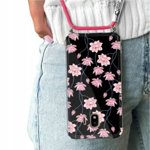 Etui Crossbody Do SAMSUNG J4 2018 Flower Top Wzory