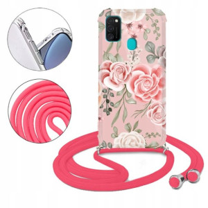 Etui Crossbody do SAMSUNG M21 Case Wiosenne Wzory