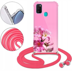 Etui CROSSBODY do SAMSUNG M30S Case Letnie Wzory