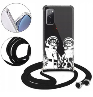 Etui CROSSBODY do SAMSUNG S20FE Męskie Anime Wzory