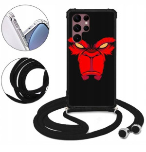 Etui CROSSBODY do SAMSUNG S22 ULTRA Anime Wzory