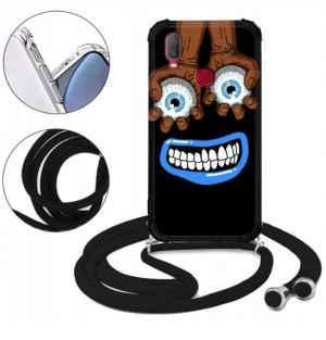 Etui CROSSBODY do VIVO Y11 2019 Męskie Anime Wzory