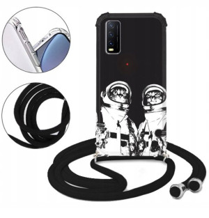 Etui CROSSBODY do VIVO Y11S Męskie Anime Top Wzory