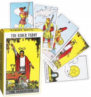 Karty tarota klastyczny zestaw The Rider Tarot