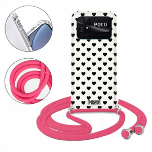 Etui Crossbody do XIAOMI POCO C40 Aesthetic Wzory