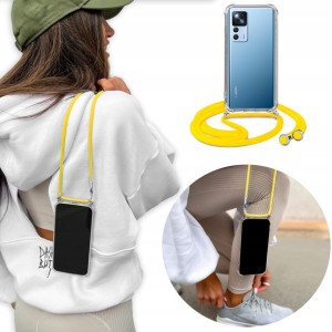 Etui Crossbody do XIAOMI REDMI K50 ULTRA Żółty Szn