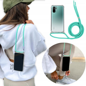 Etui Crossbody do XIAOMI REDMI NOTE 10 + Turkus