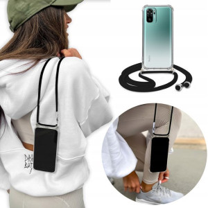 Etui Crossbody do XIAOMI REDMI NOTE 10S Top Czarny