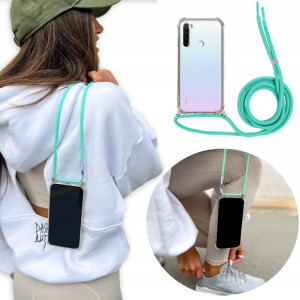 Etui Crossbody do XIAOMI REDMI NOTE 8T + Turkus