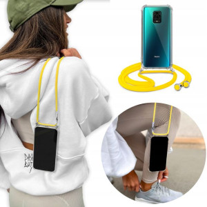 Etui Crossbody do XIAOMI REDMI NOTE 9 PRO Żółty